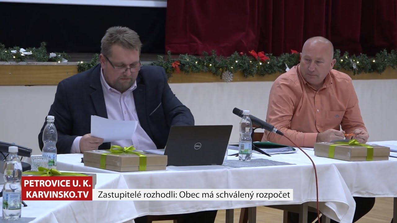 Obec má schválený rozpočet pro rok 2026