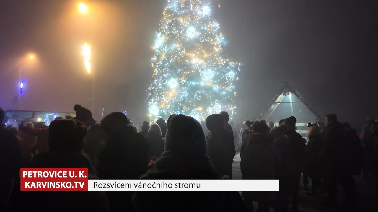 Rozsvícení vánočního stromu