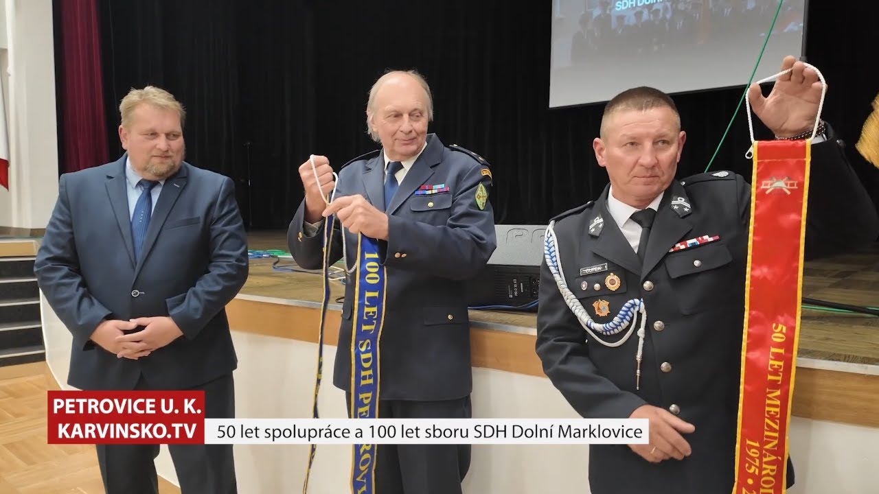 50 let spolupráce a 100 let sboru SDH Dolní Marklovice