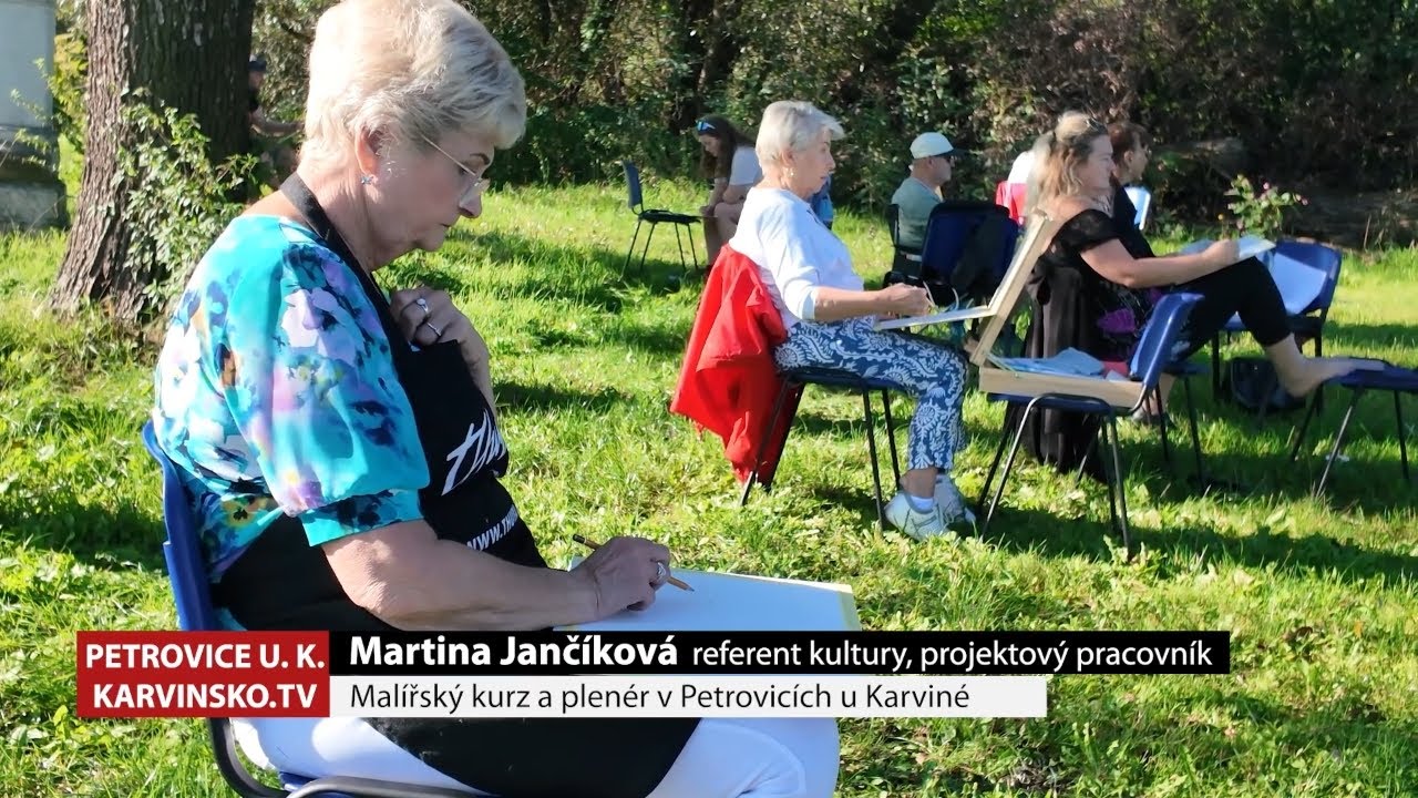Malířský kurz a plenér v Petrovicích u Karviné