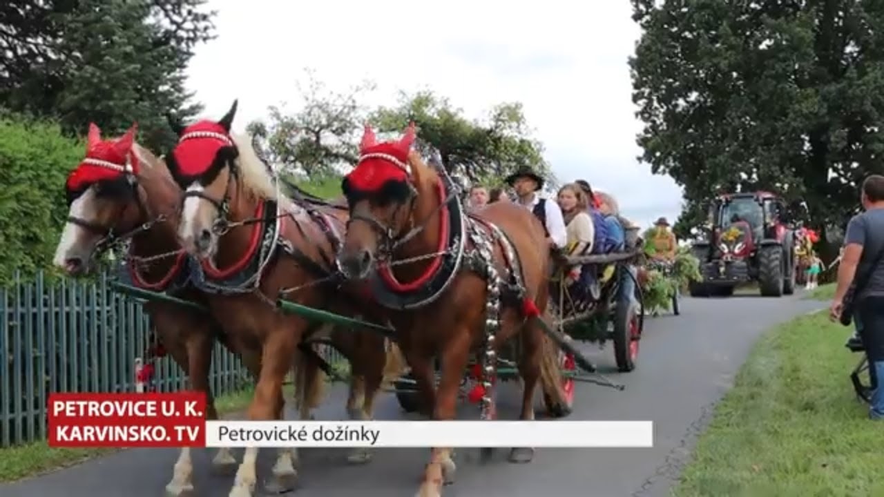 Petrovice u Karviné ožily oslavou dožínek