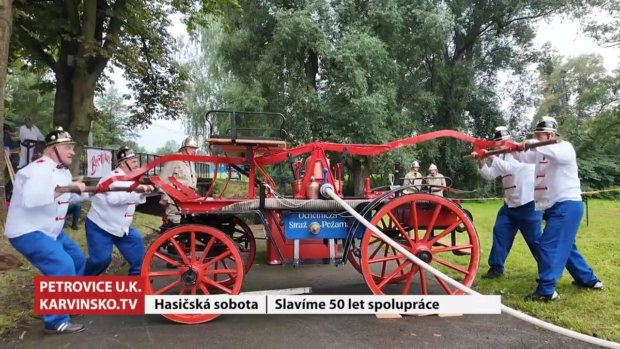 Hasičská sobota - Pohár veteránů aneb Historické koňské stříkačky v akci