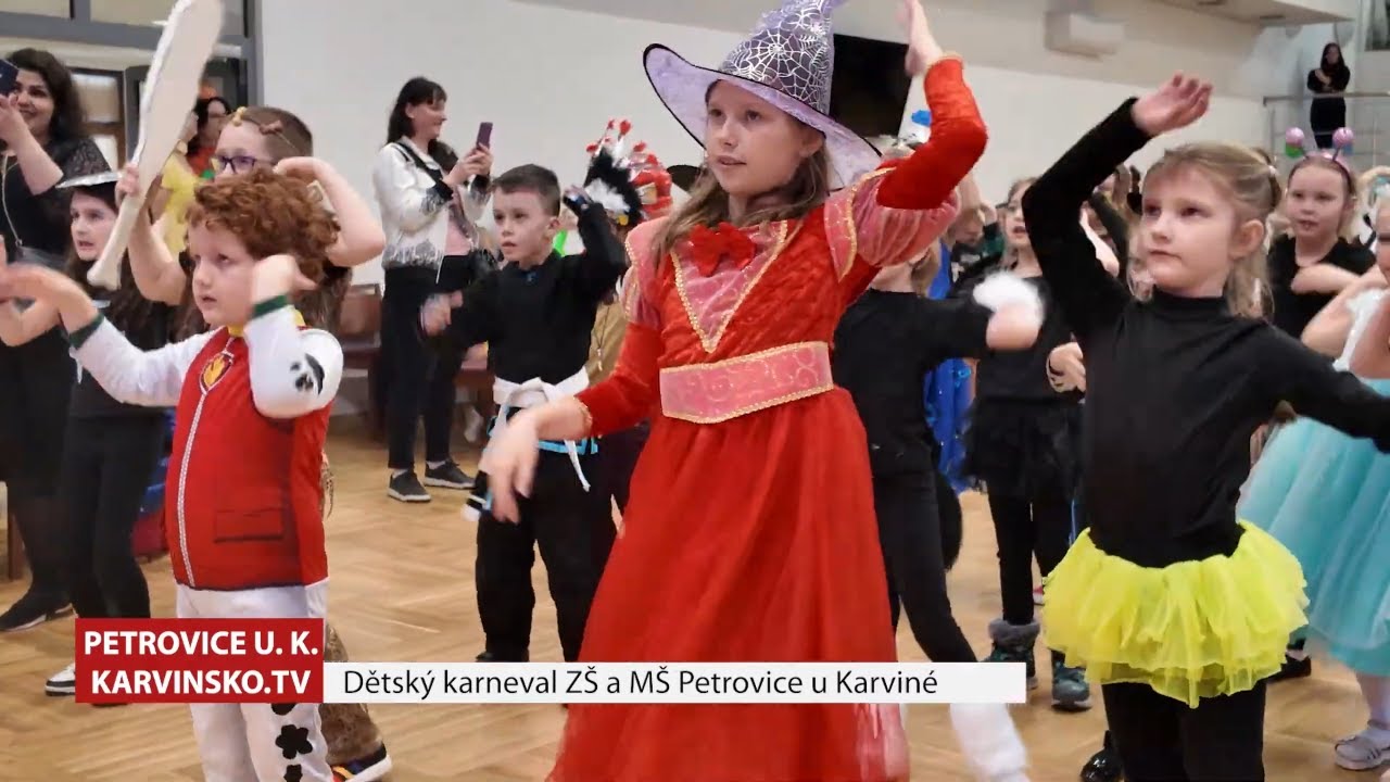 Dětský karneval ZŠ a MŠ Petrovice
