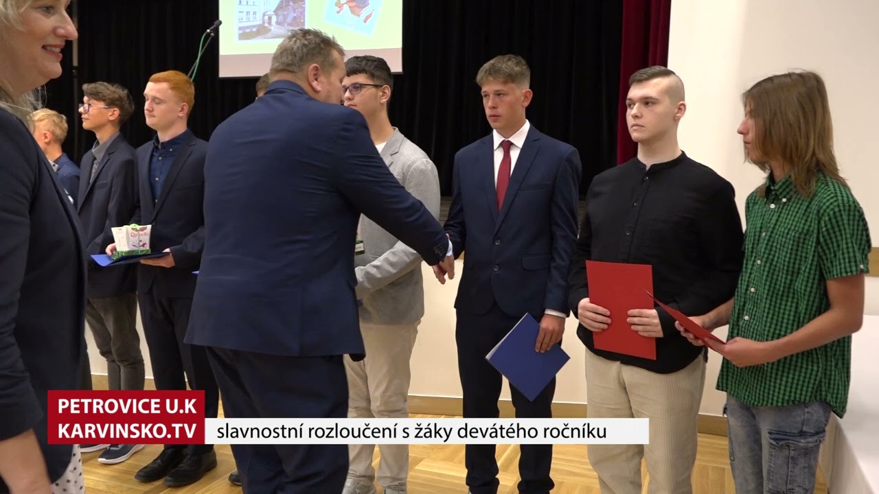 Rozloučení s deváťáky 