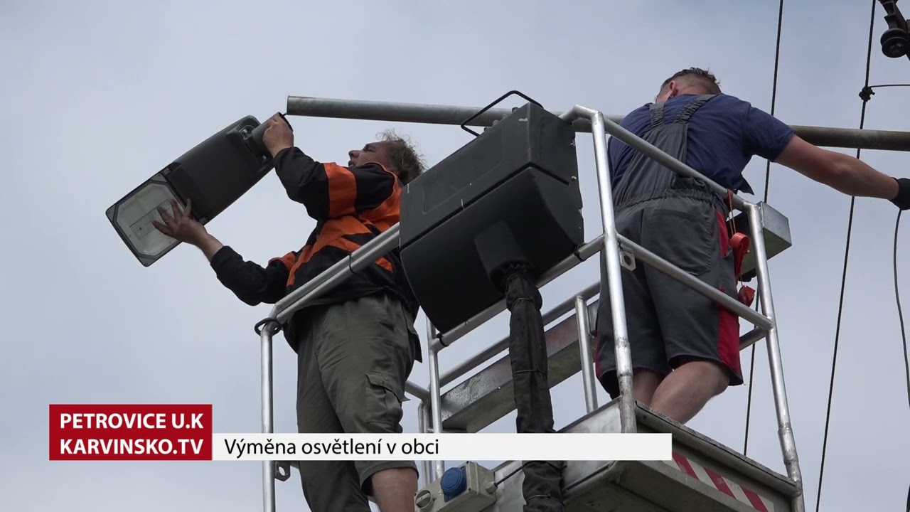 Výměna osvětlení v obci
