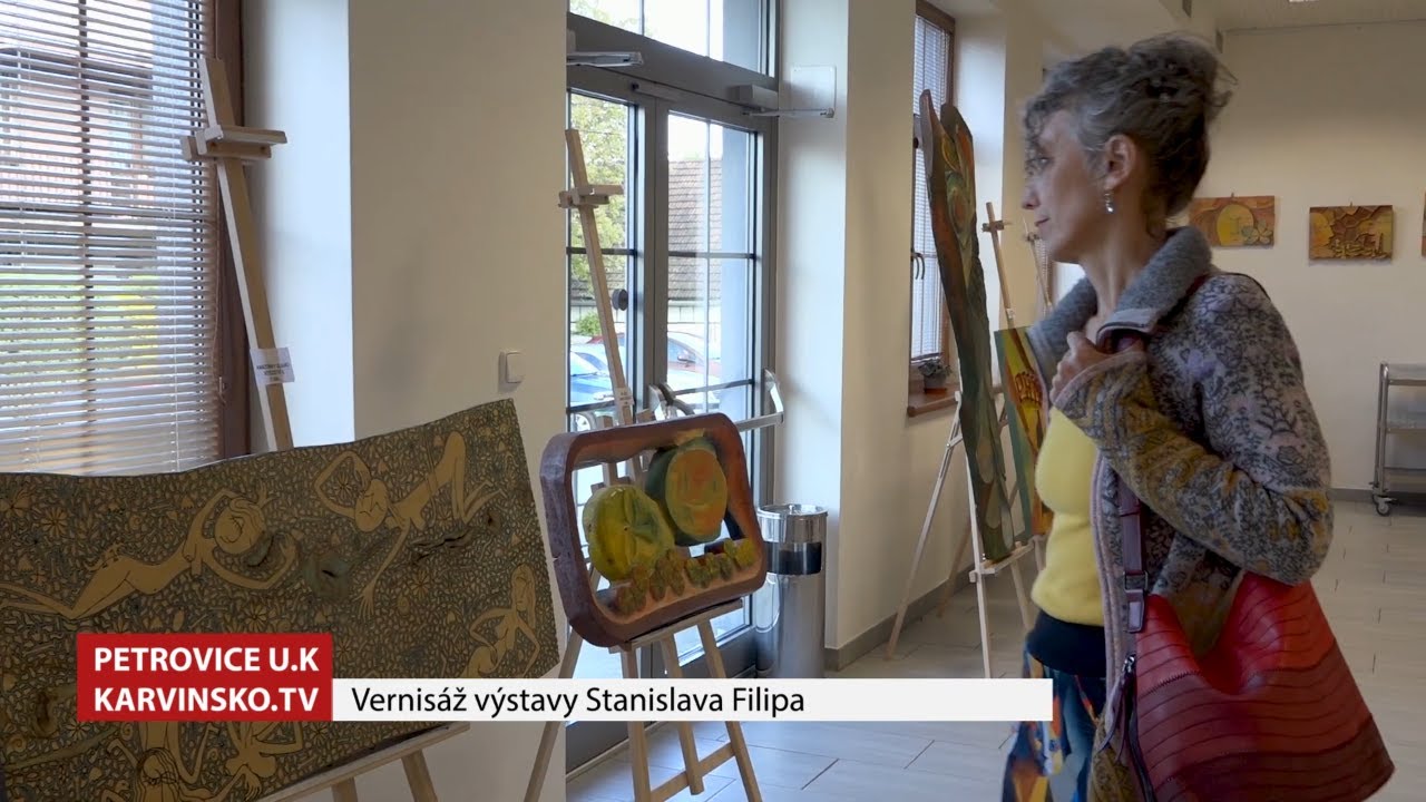 Vernisáž výstavy Stanislava Filipa 