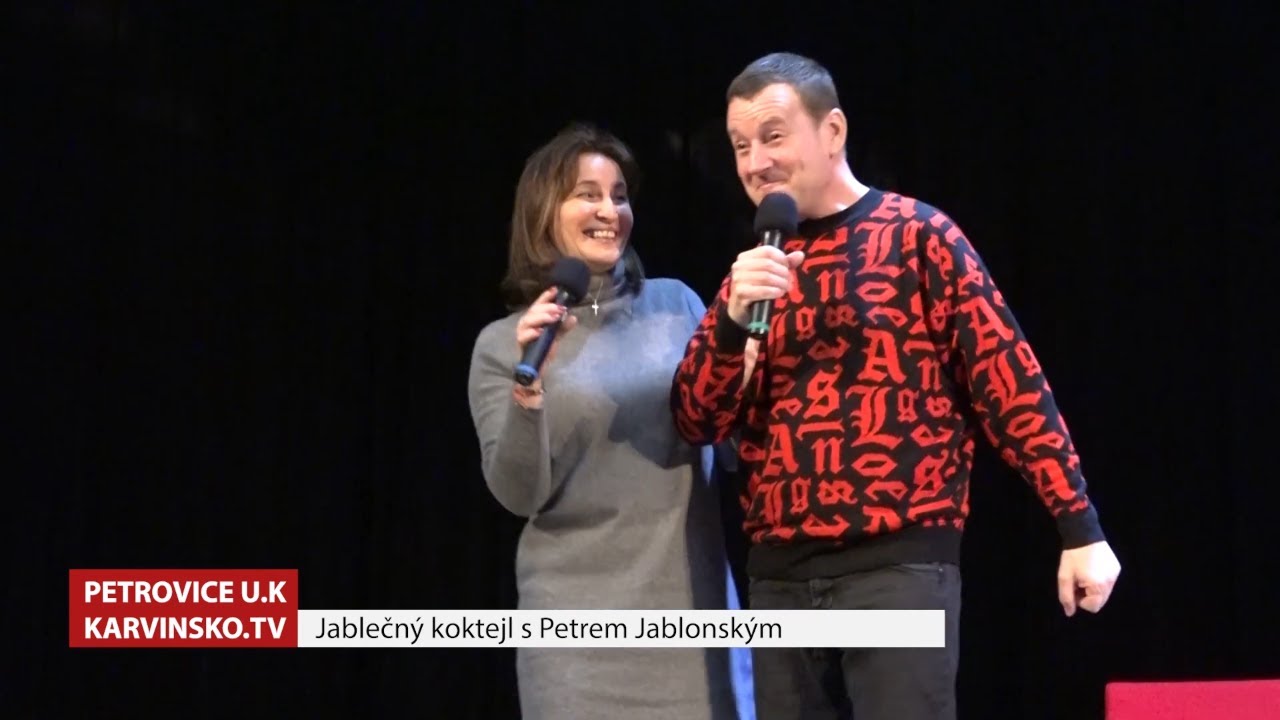 Jablečný koktejl s Petrem Jablonským