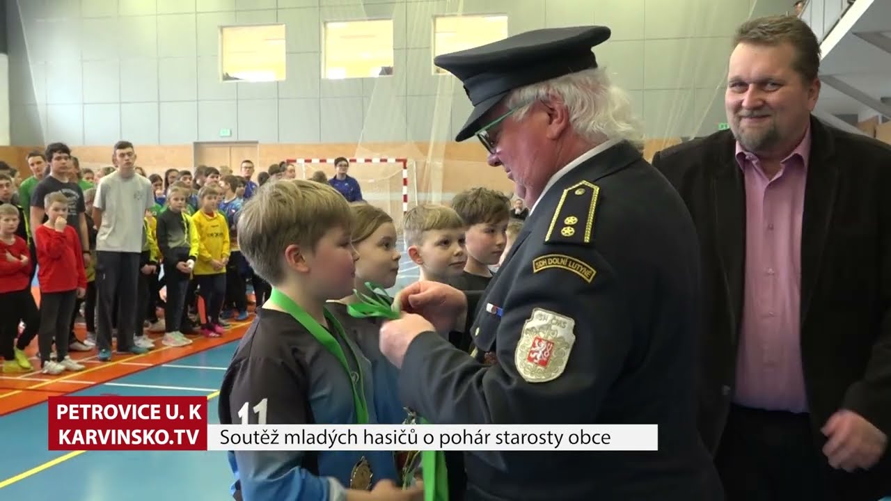 Soutěž mladých hasičů O pohár starosty obce