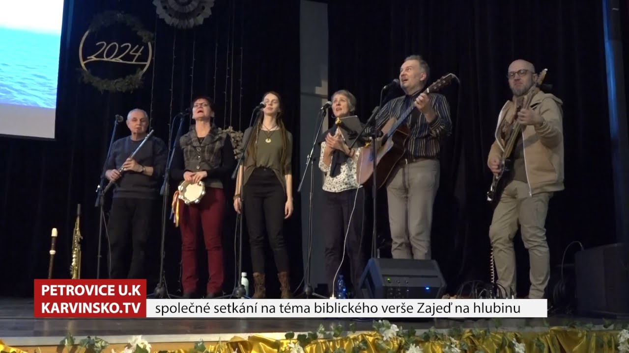 Společné setkání na téma biblického verše Zajeď na hlubinu
