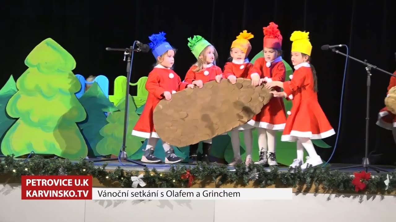 Vánoční setkání s Olafem a Grinchem 