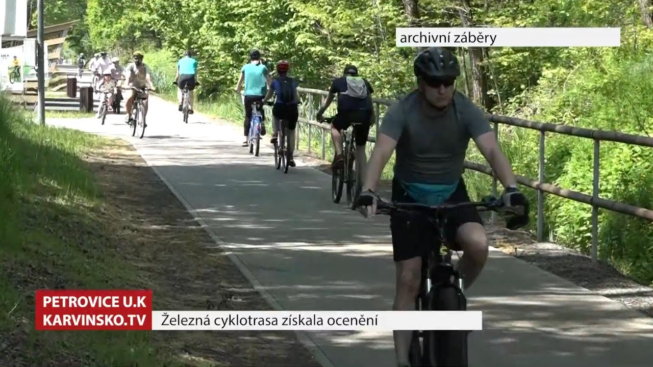 Železná cyklotrasa získala ocenění 