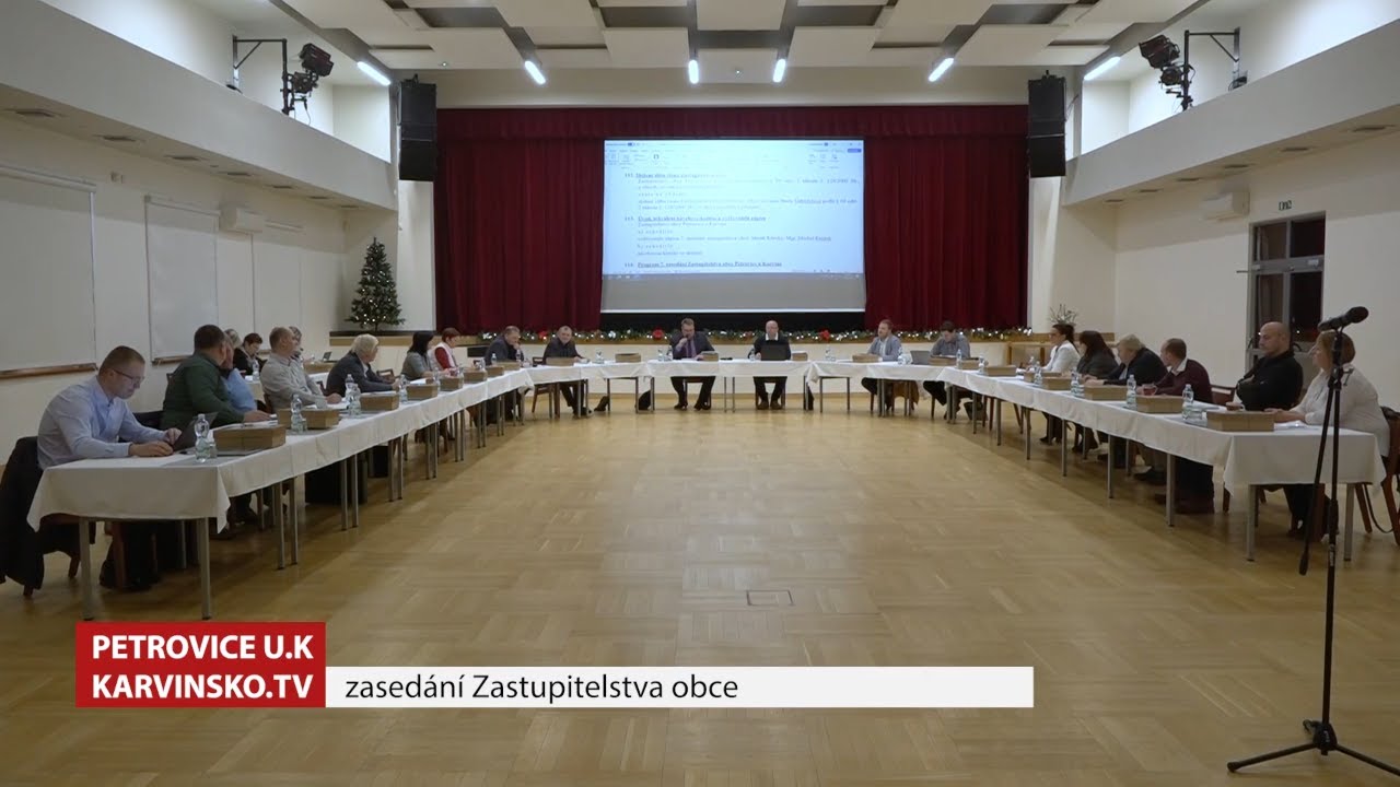 Zasedání Zastupitelstva obce - Prosinec 2023