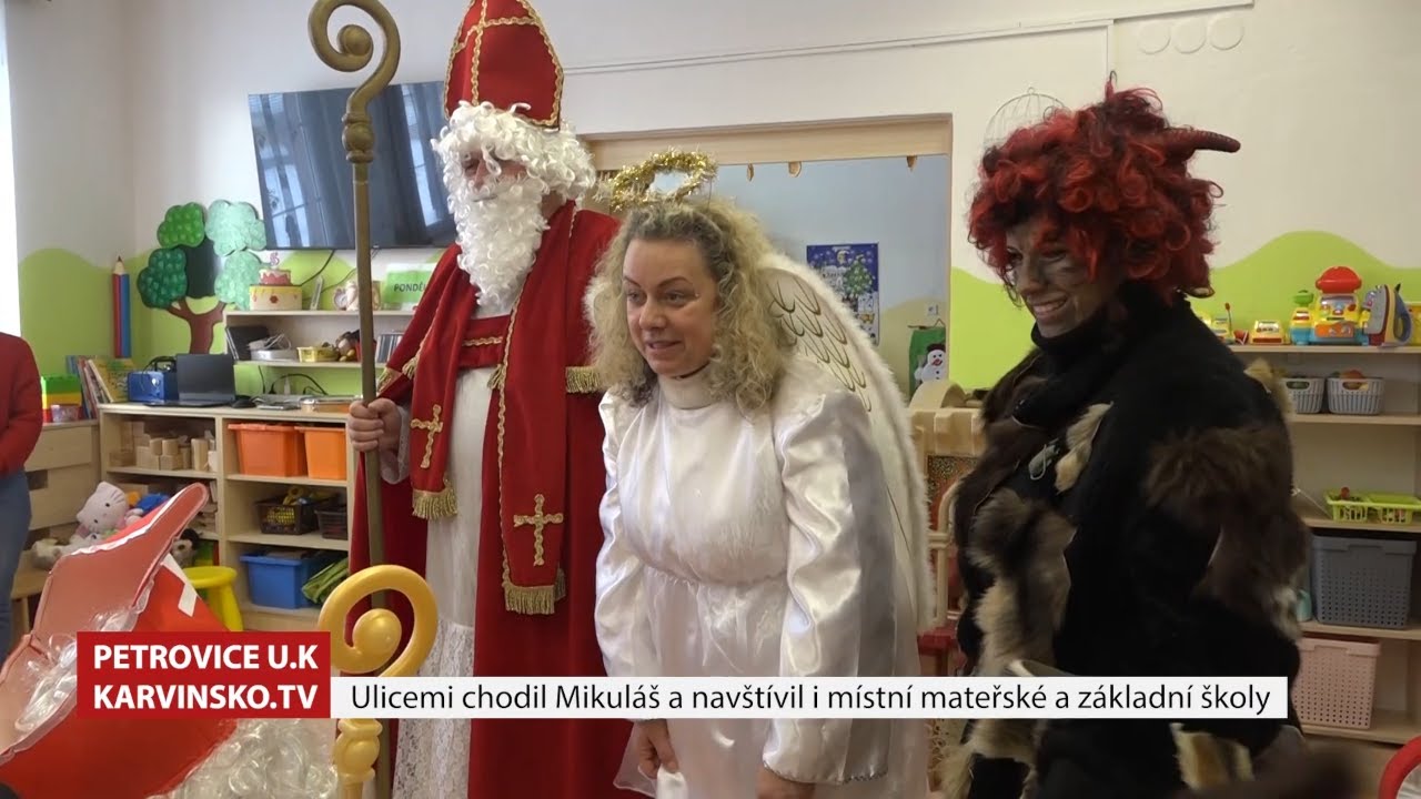 Mikulášská nadílka v petrovických školách