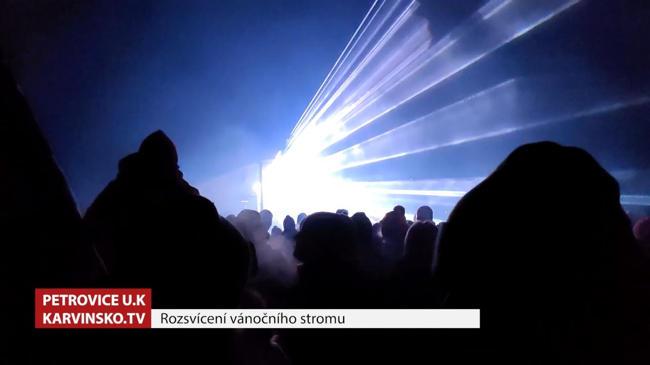 Rozsvícení vánočního stromu 