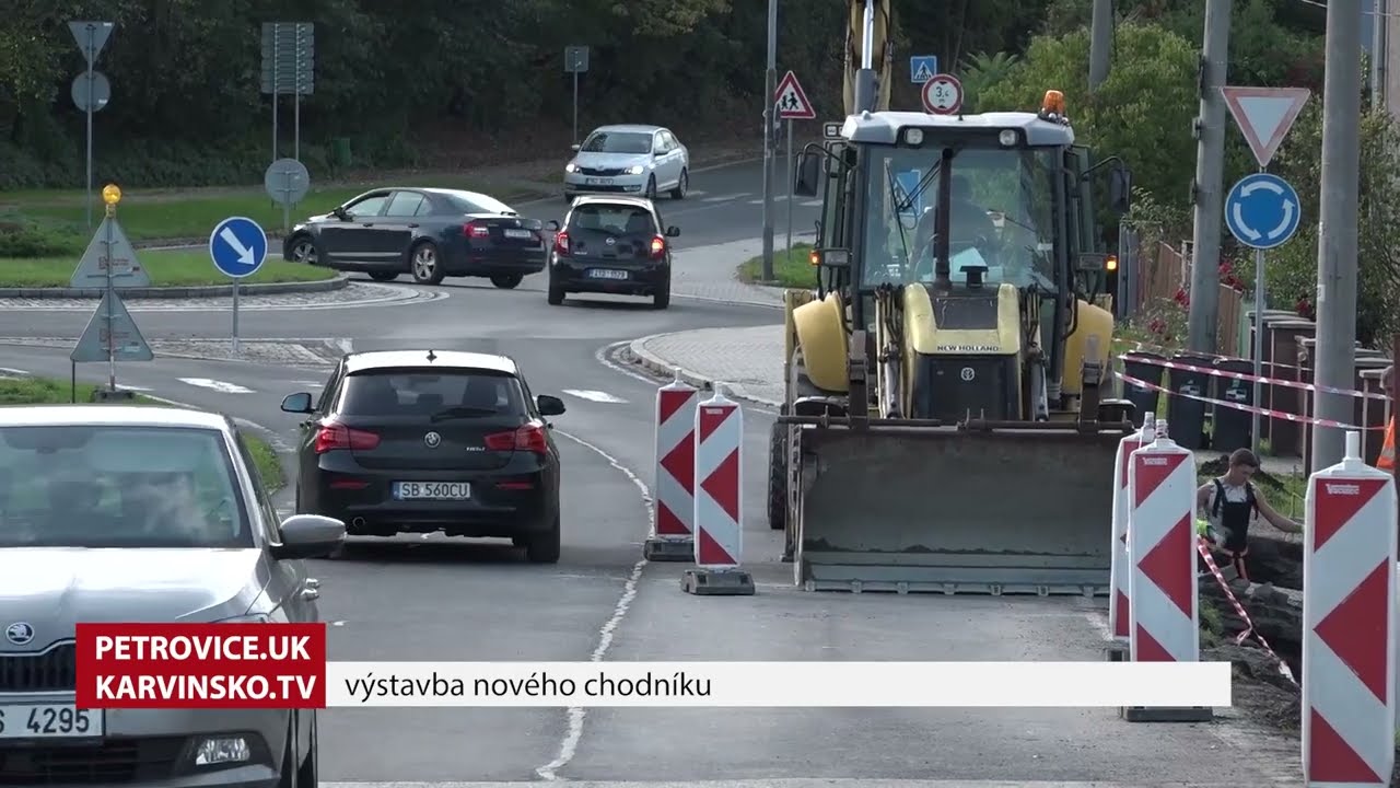  Výstavba chodníku