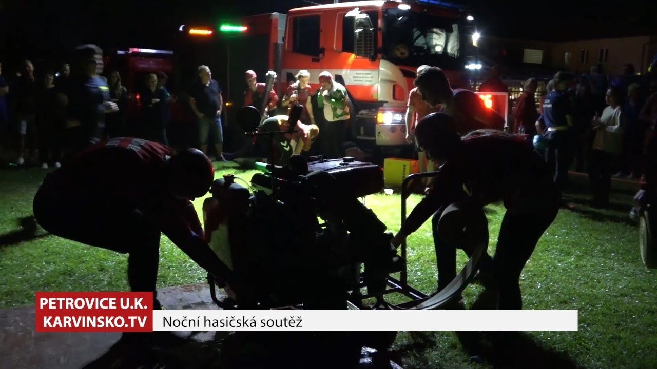 Noční hasičská soutěž