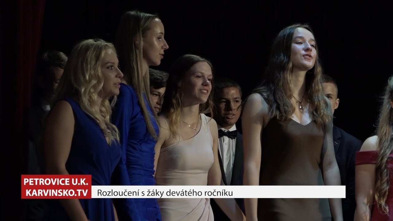 Rozloučení s žáky devátého ročníku