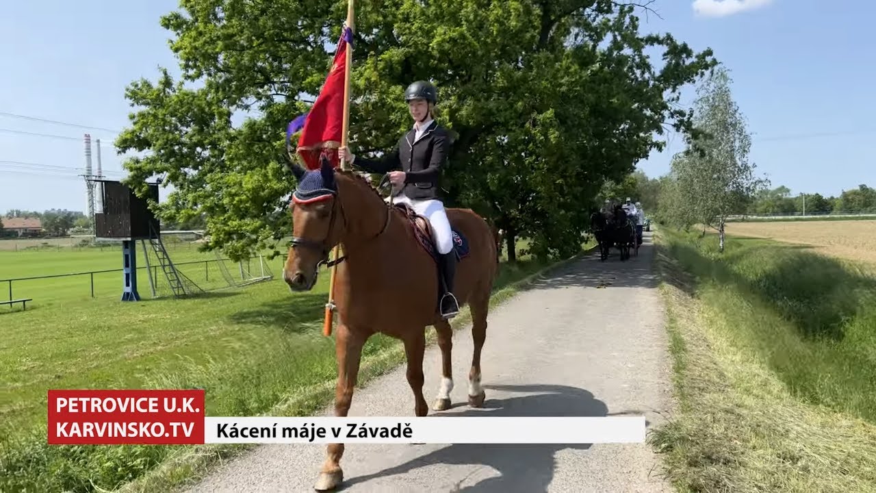 Kácení máje a smažení vaječiny v Závadě