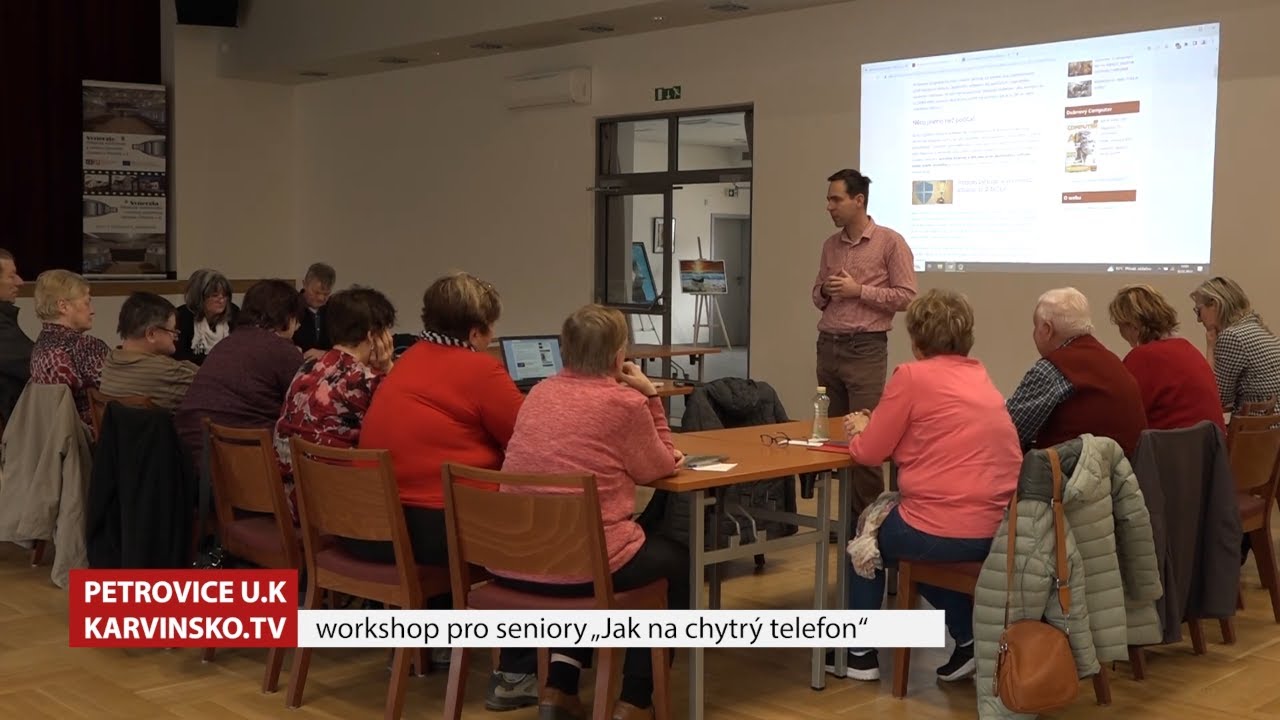 Workshop pro seniory Jak na chytrý telefon