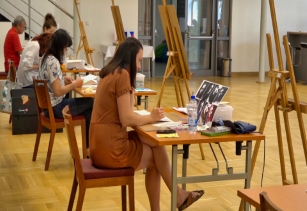 Přeshraniční kurz kreslení a malby